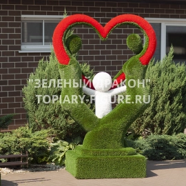 Фото топиари Стела «Семья»